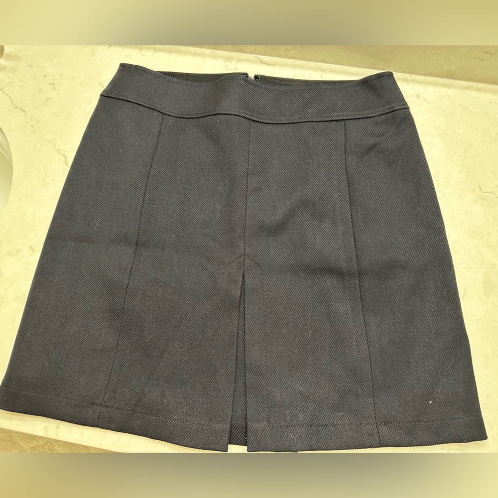 Ann Taylor Dark Navy Mini Skirt, 8